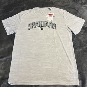 LARGE Michigan State Spartans T-shirt Mens Nike Dri Fit Performance Shirt